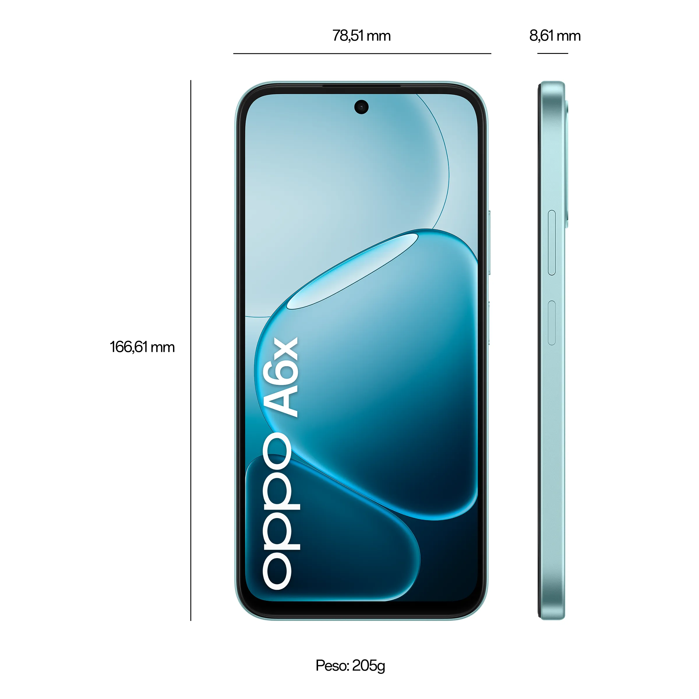OPPO A6x 4GB+128GB Ice Blue_7