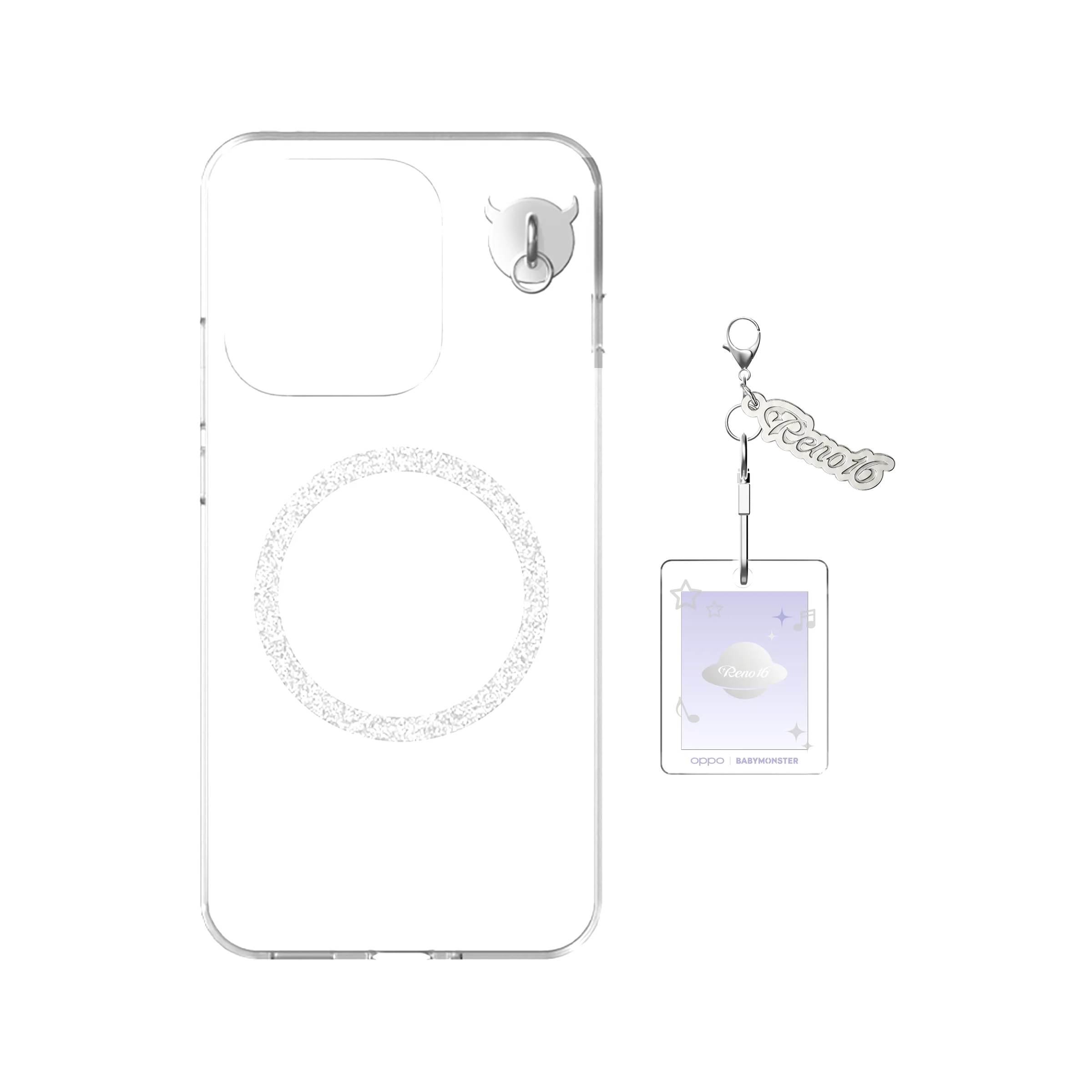OPPO Reno16 Series x BABYMONSTER Limited Edition Charm Phone Case (Reno16&Reno16 Pro) _1