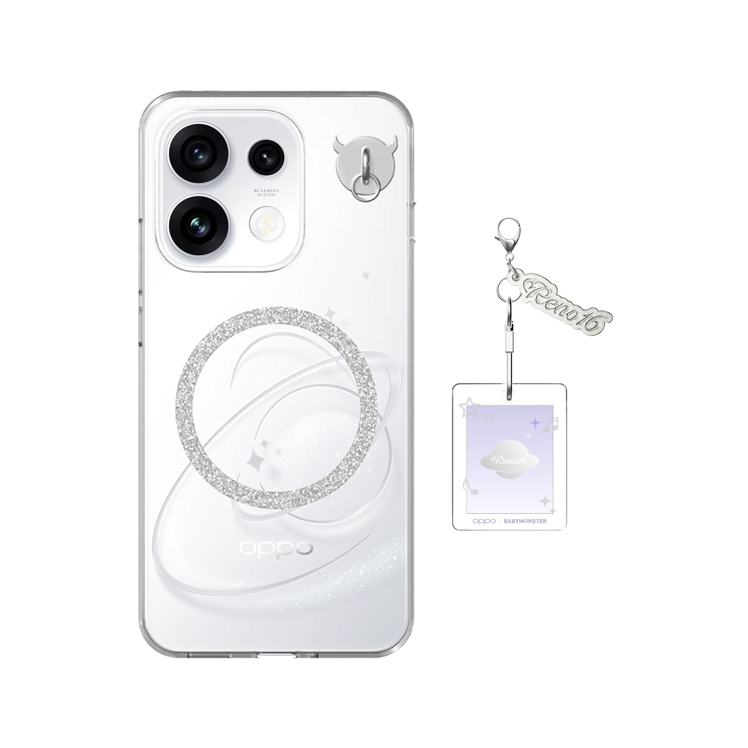 OPPO Reno16 Series x BABYMONSTER Limited Edition Charm Phone Case (Reno16&Reno16 Pro) _2