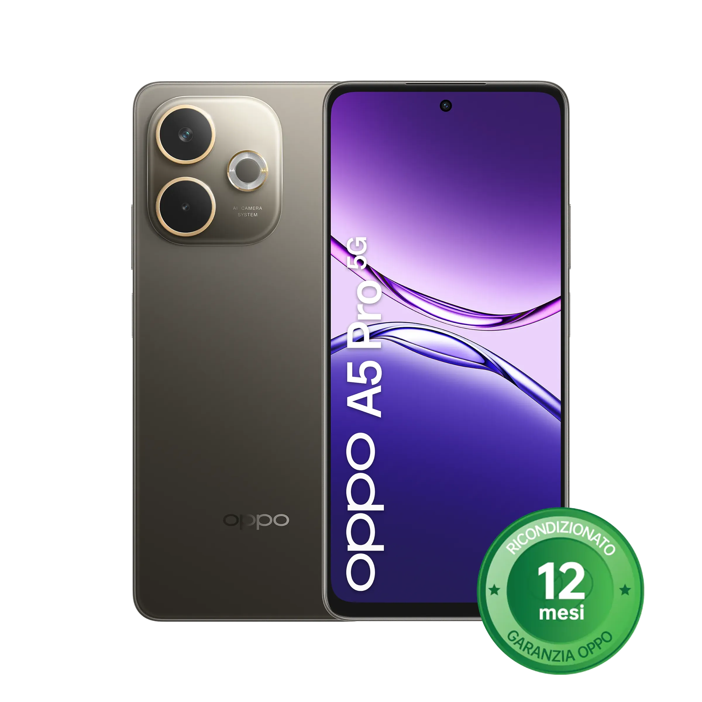 OPPO A5 Pro 5G [Ricondizionato] 8GB+256GB A++ Black Brown_1