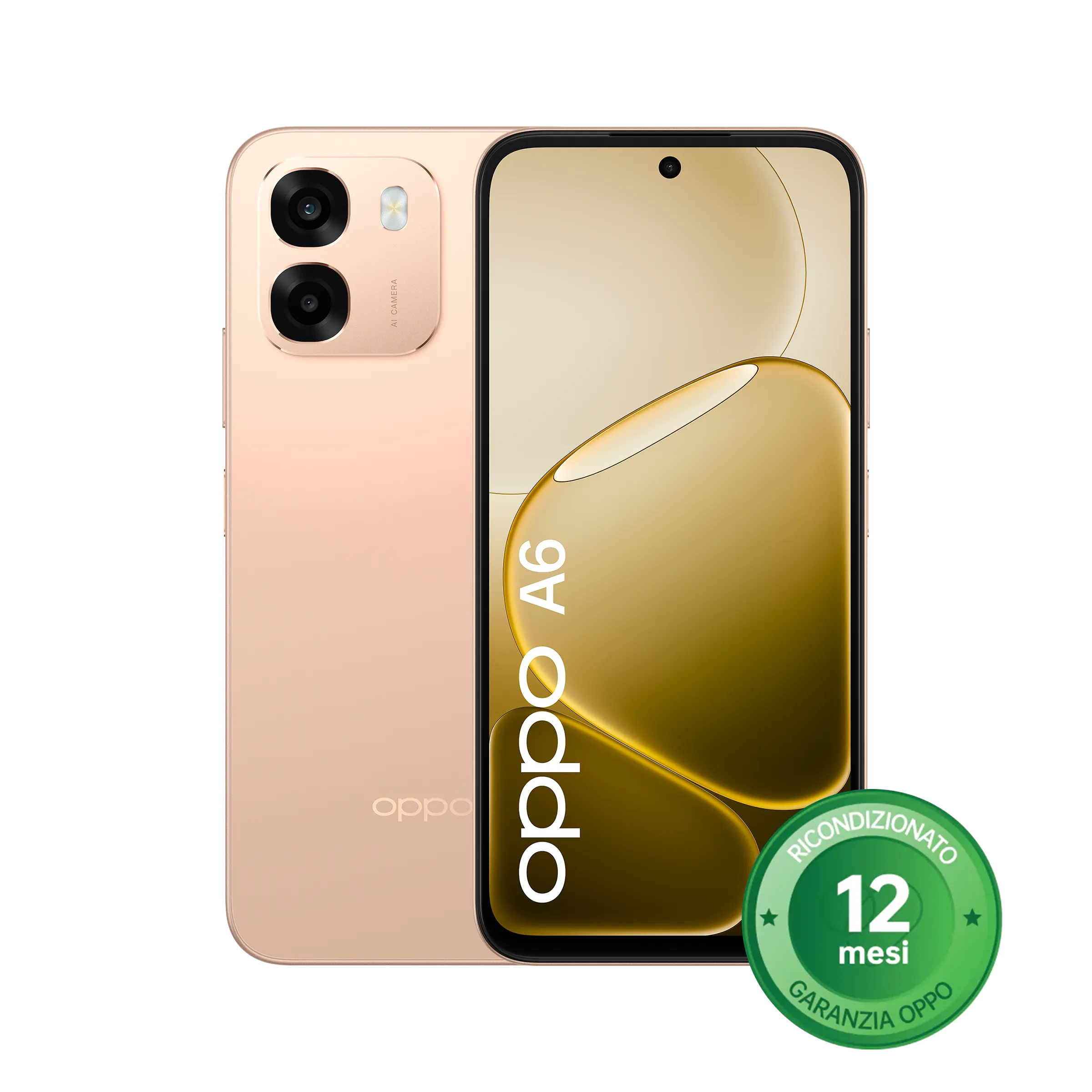 OPPO A6 4G [Ricondizionato] 6GB+256GB A++ Aurora Gold_1