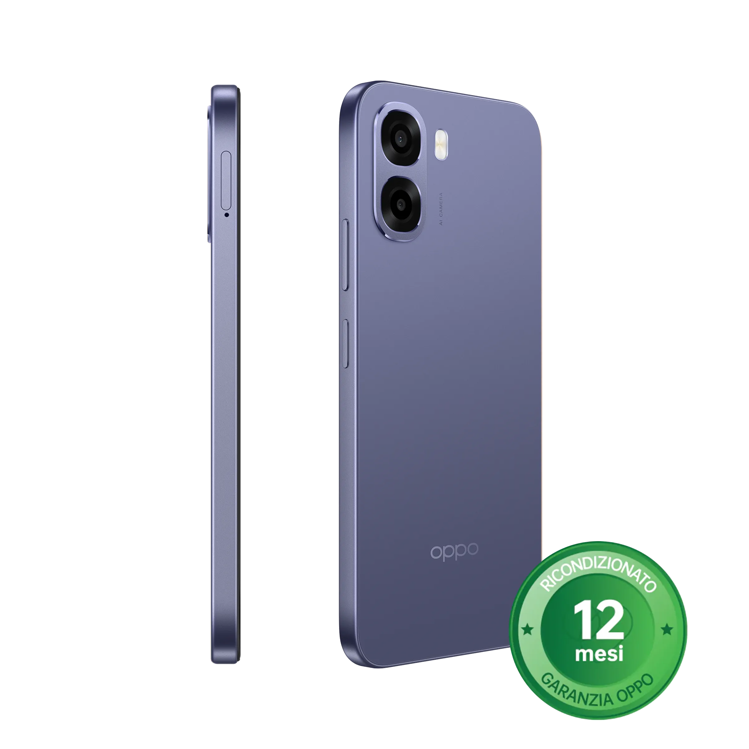 OPPO A6x [Ricondizionato] 4GB+128GB Black Purple A++_2