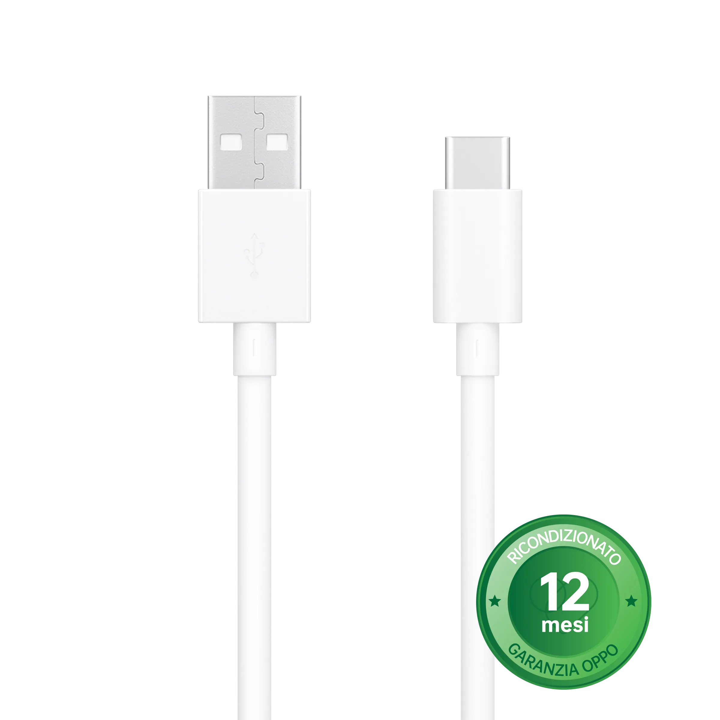 Cavo USB 1m Type C Bianco [Ricondizionato] White A++_1