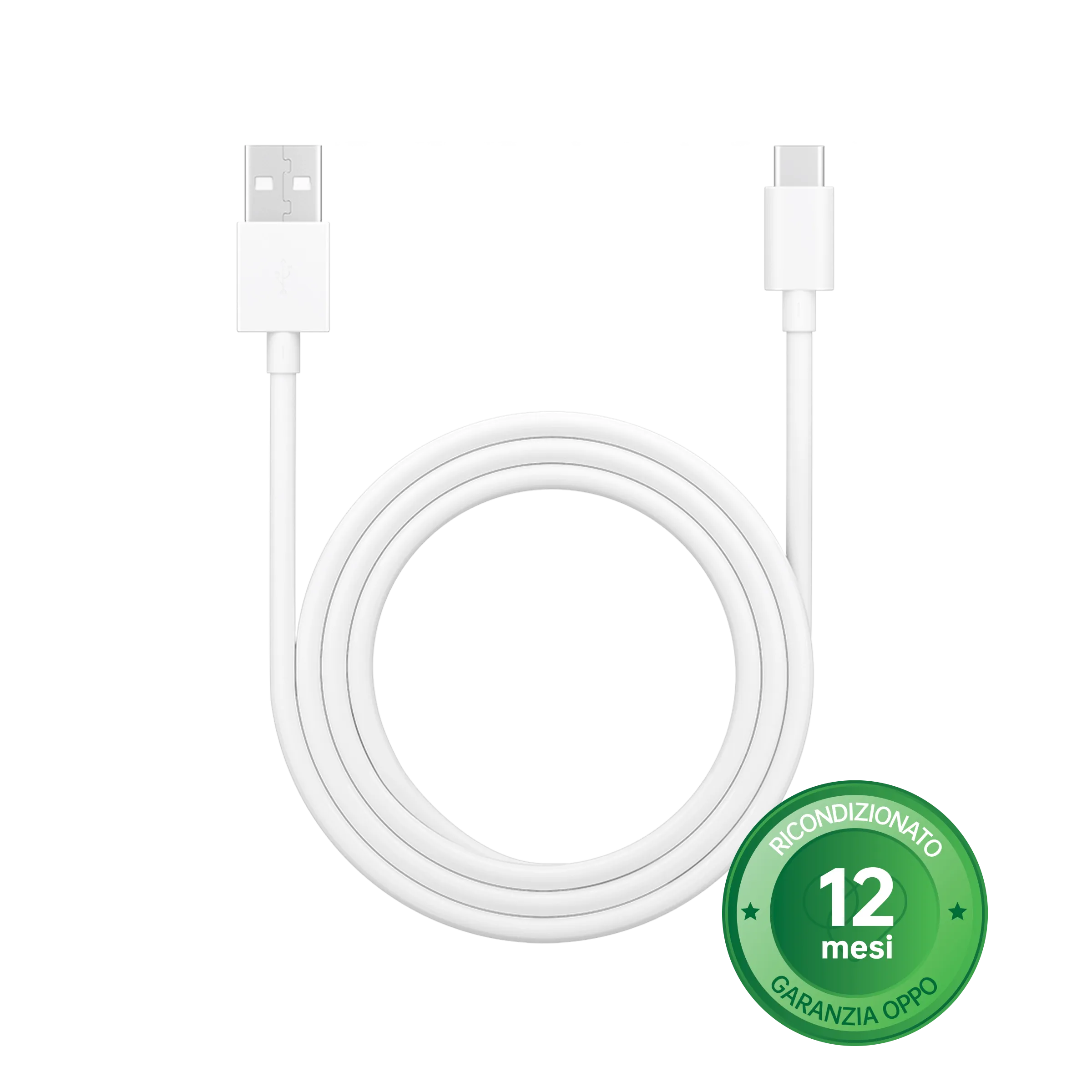 Cavo USB 1m Type C Bianco [Ricondizionato] White A++_2