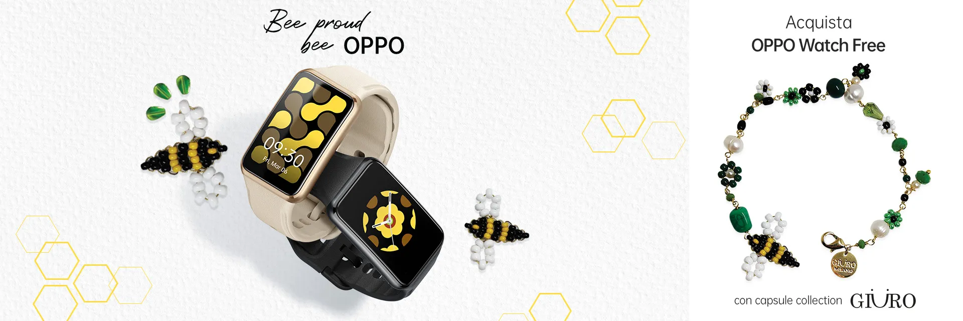 Acquista OPPO Watch Free con capsule collection GIÜRO