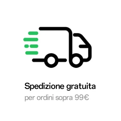 Icona spedizione gratuita ordini oltre 99€