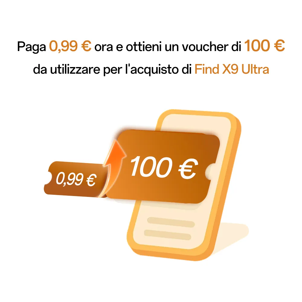 Voucher dedicato Find X9 Ultra 10000_1
