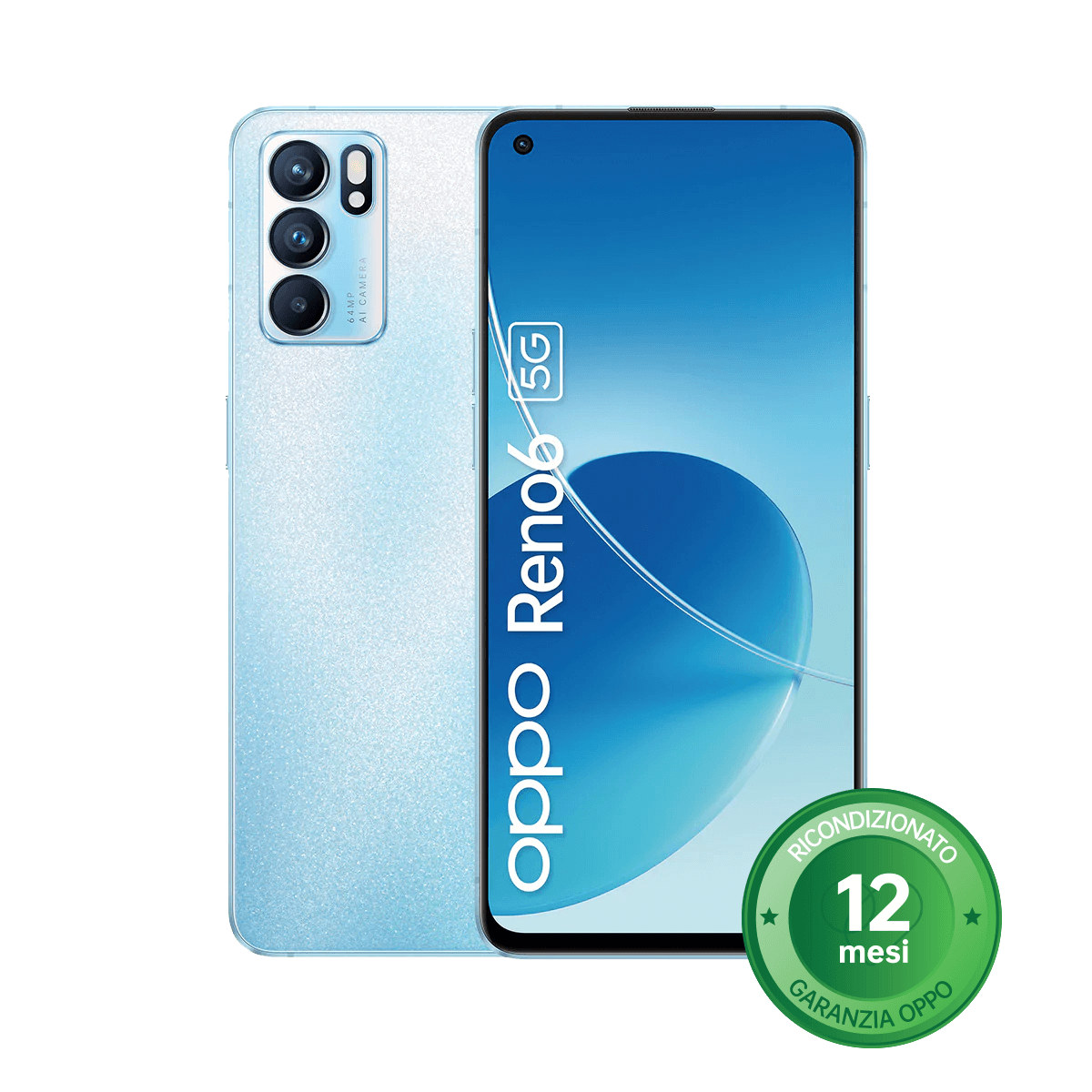 OPPO Reno6 [Ricondizionato] Arctic Blue A -1