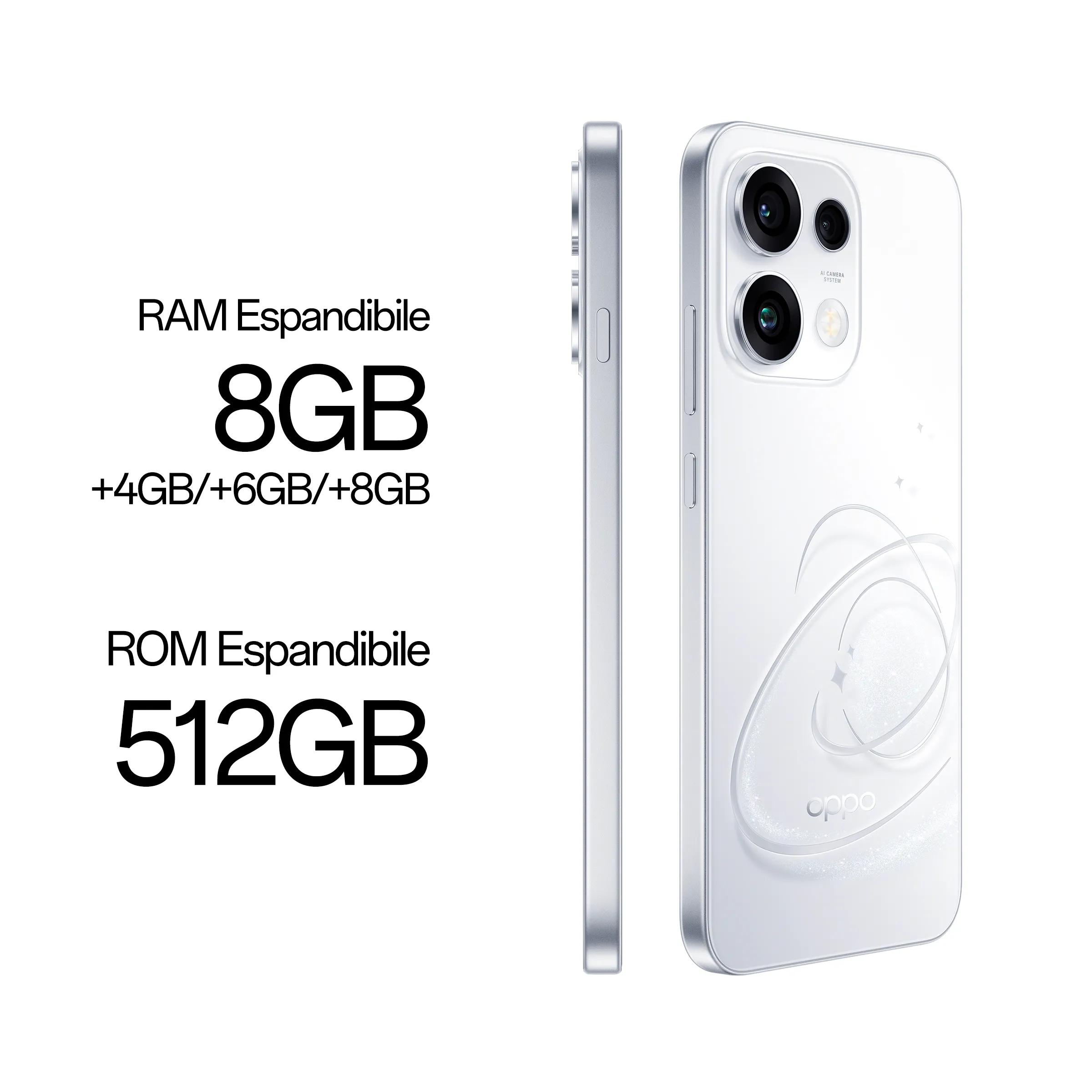 OPPO Reno16 FS 5G - Testa e Resta 8GB+512GB Pop White_6