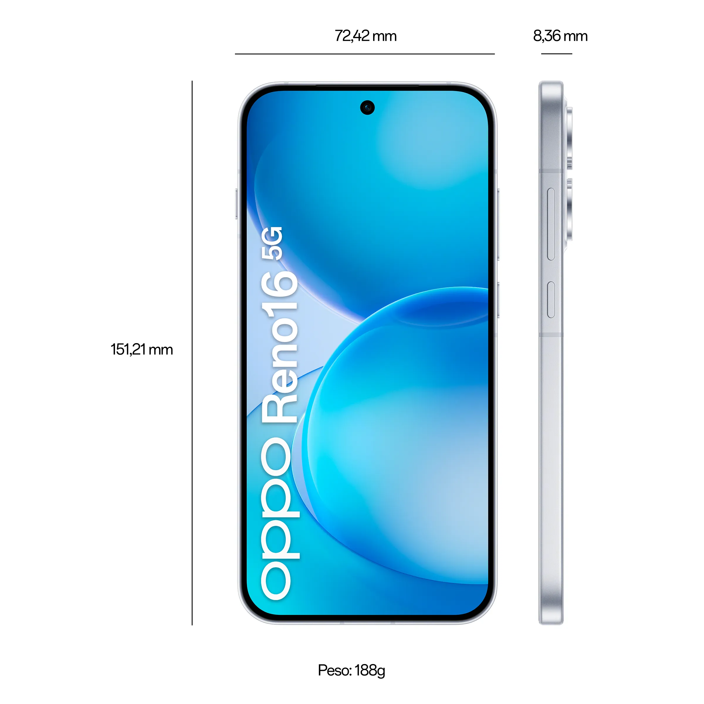 OPPO Reno16 5G - Testa e Resta 8GB+512GB Pop White_7
