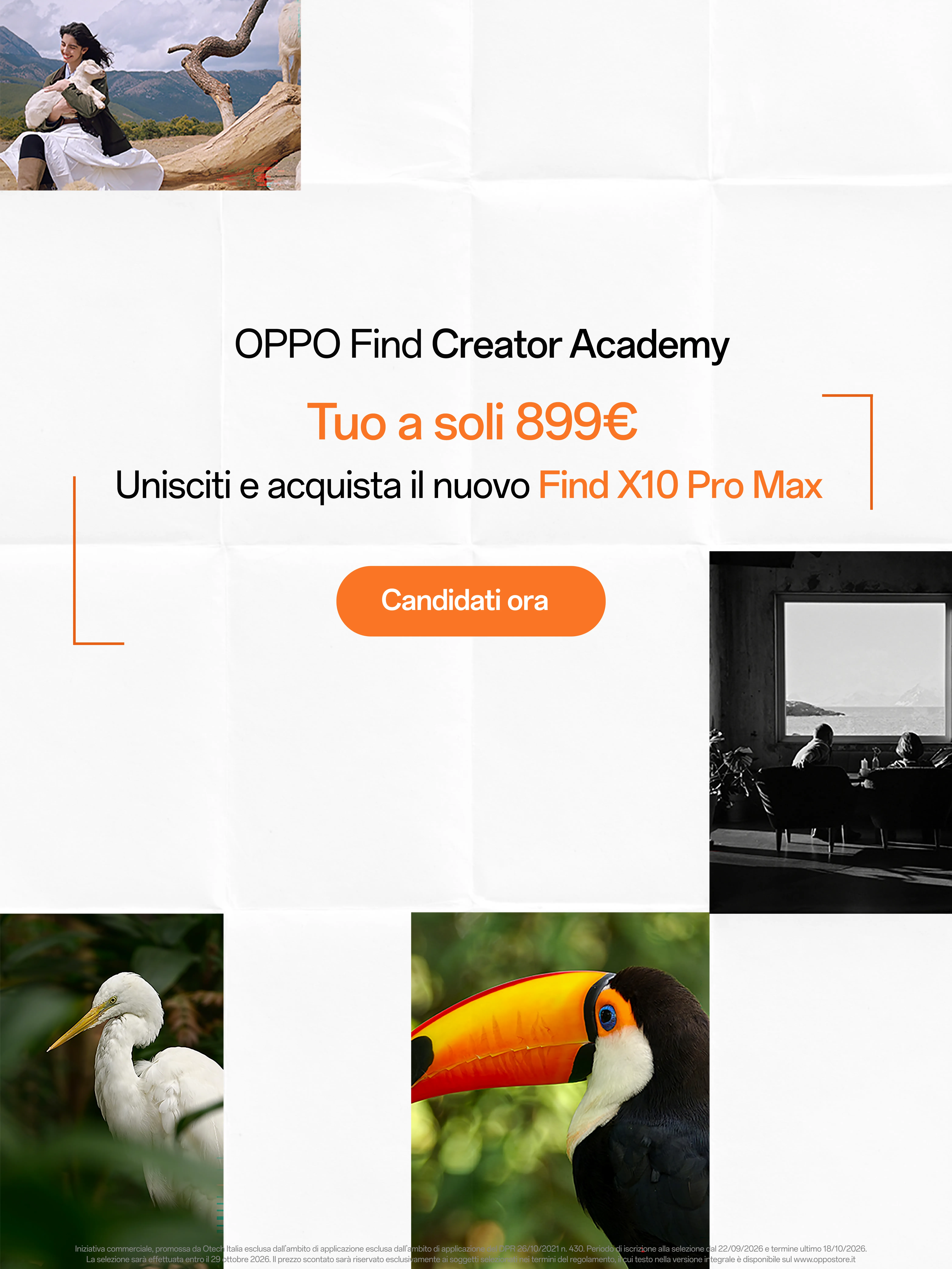OPPO Find Creator Academy: Find X10 Pro Max a 899€