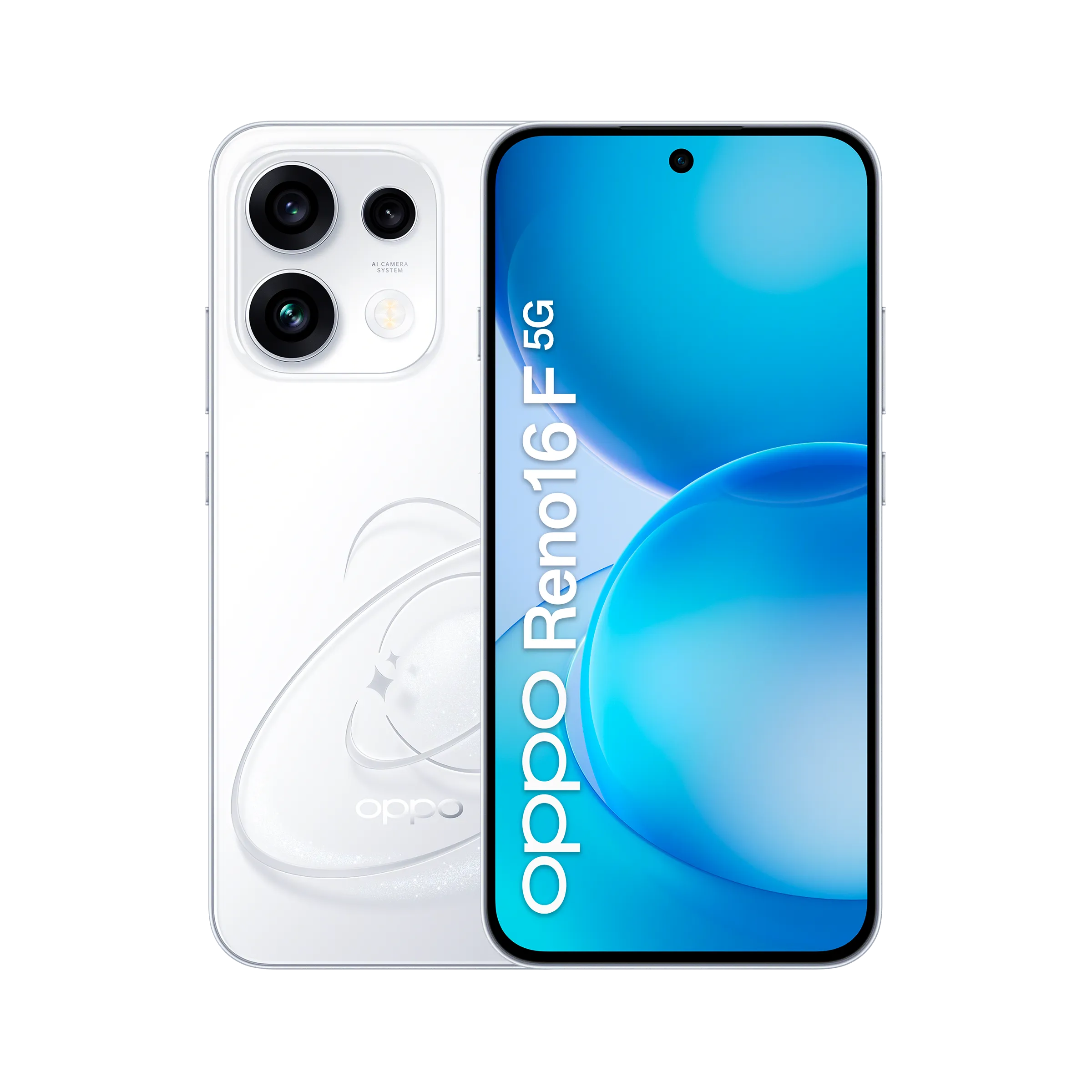 Immagine prodotto OPPO Reno16 F 5G versione bianca