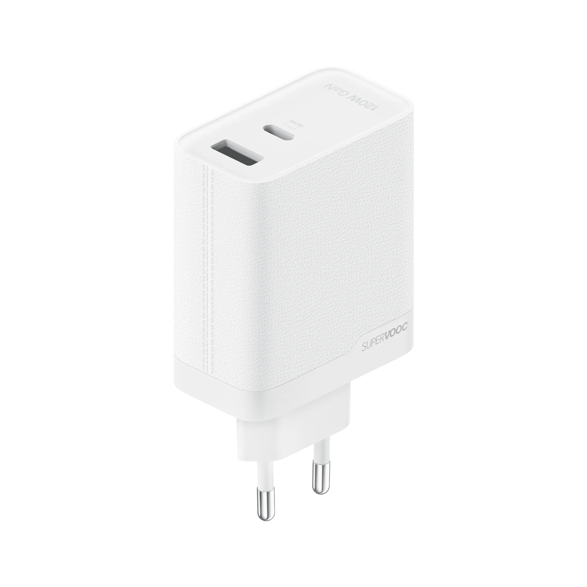 OPPO 120W SUPERVOOC Dual Ports Bianco_2