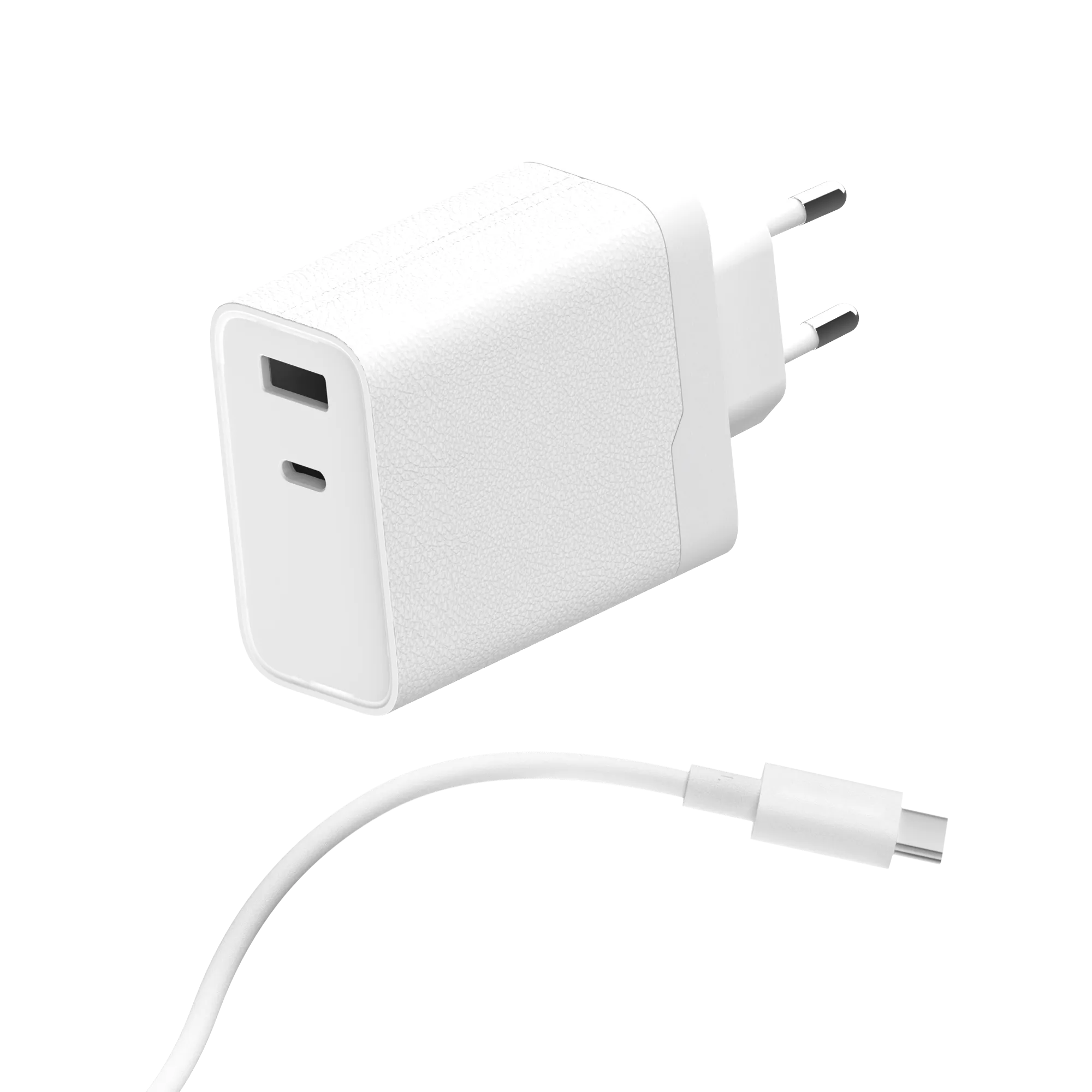 OPPO 120W SUPERVOOC Dual Ports Bianco_1