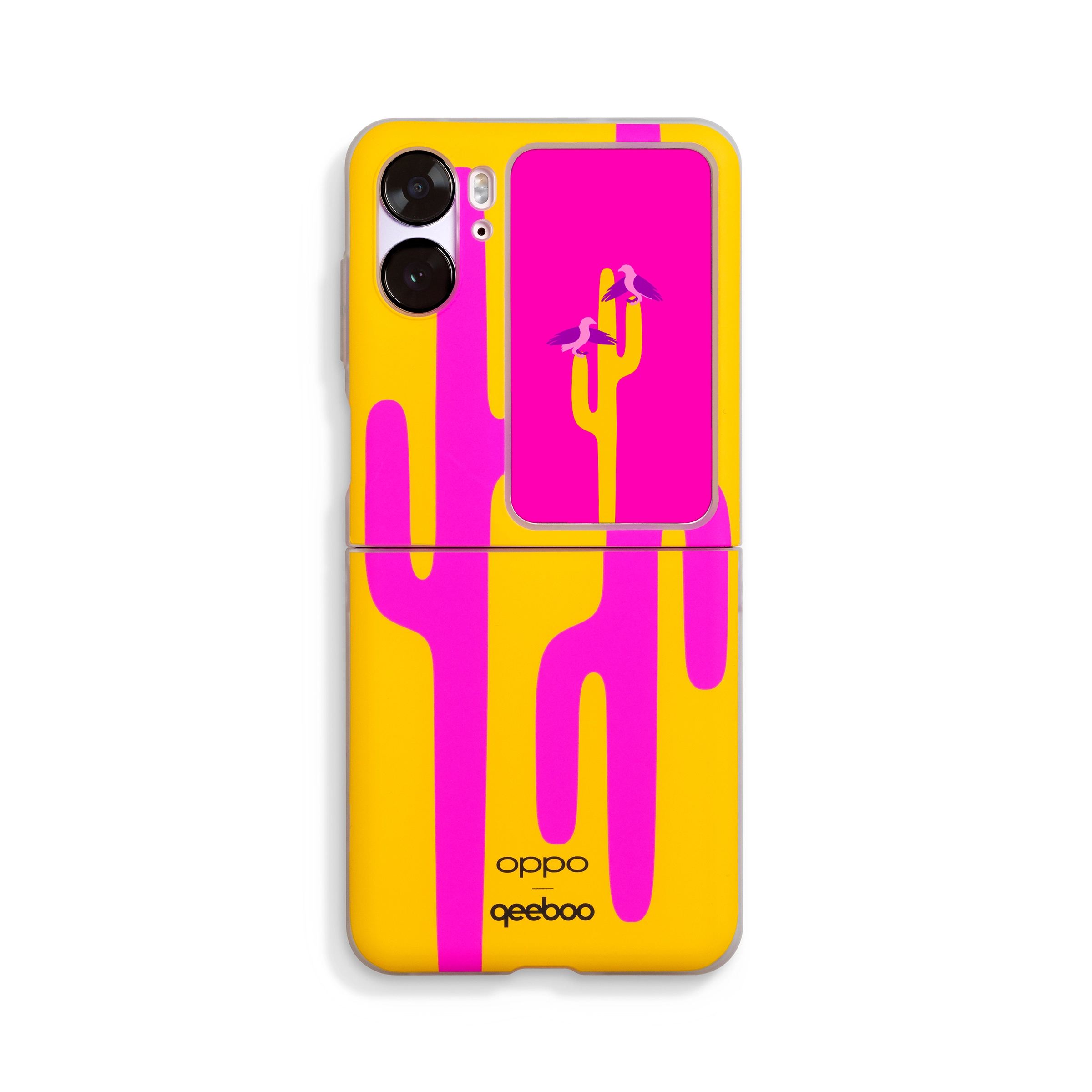 OPPO X QEEBOO Cover Esclusiva per Find N2 Flip Saguaro_2