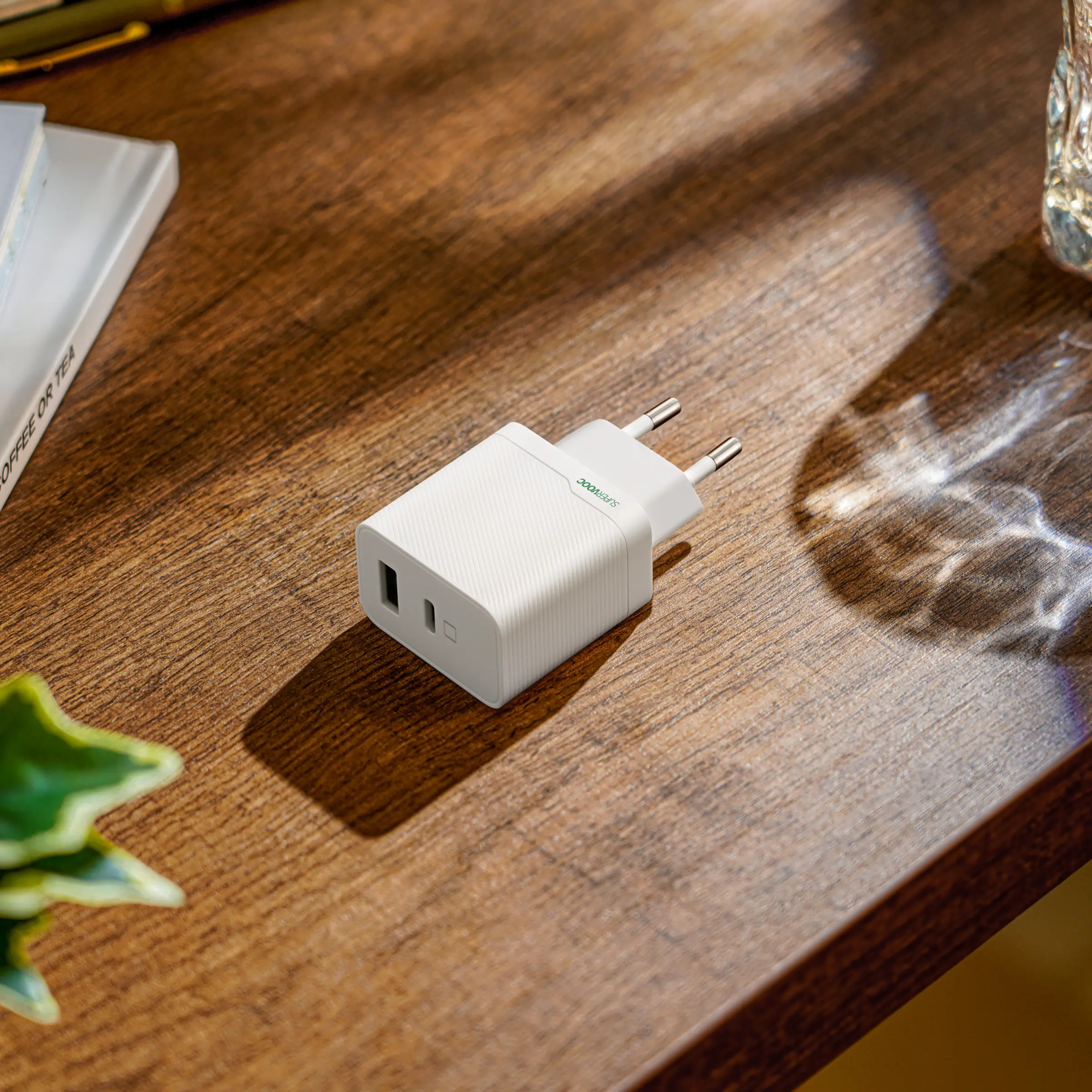 OPPO 33W SUPERVOOC Caricabatterie DUAL Port White_3